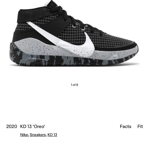 kd oreo basketball shoes